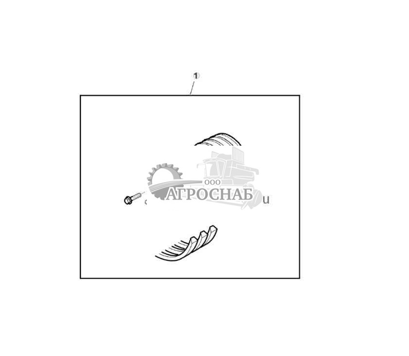 Attachment, Kernel Processor Drive Belt  Pulley, 1800 rpm 